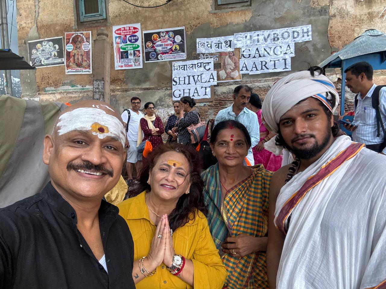 Sacred rituals in Varanasi