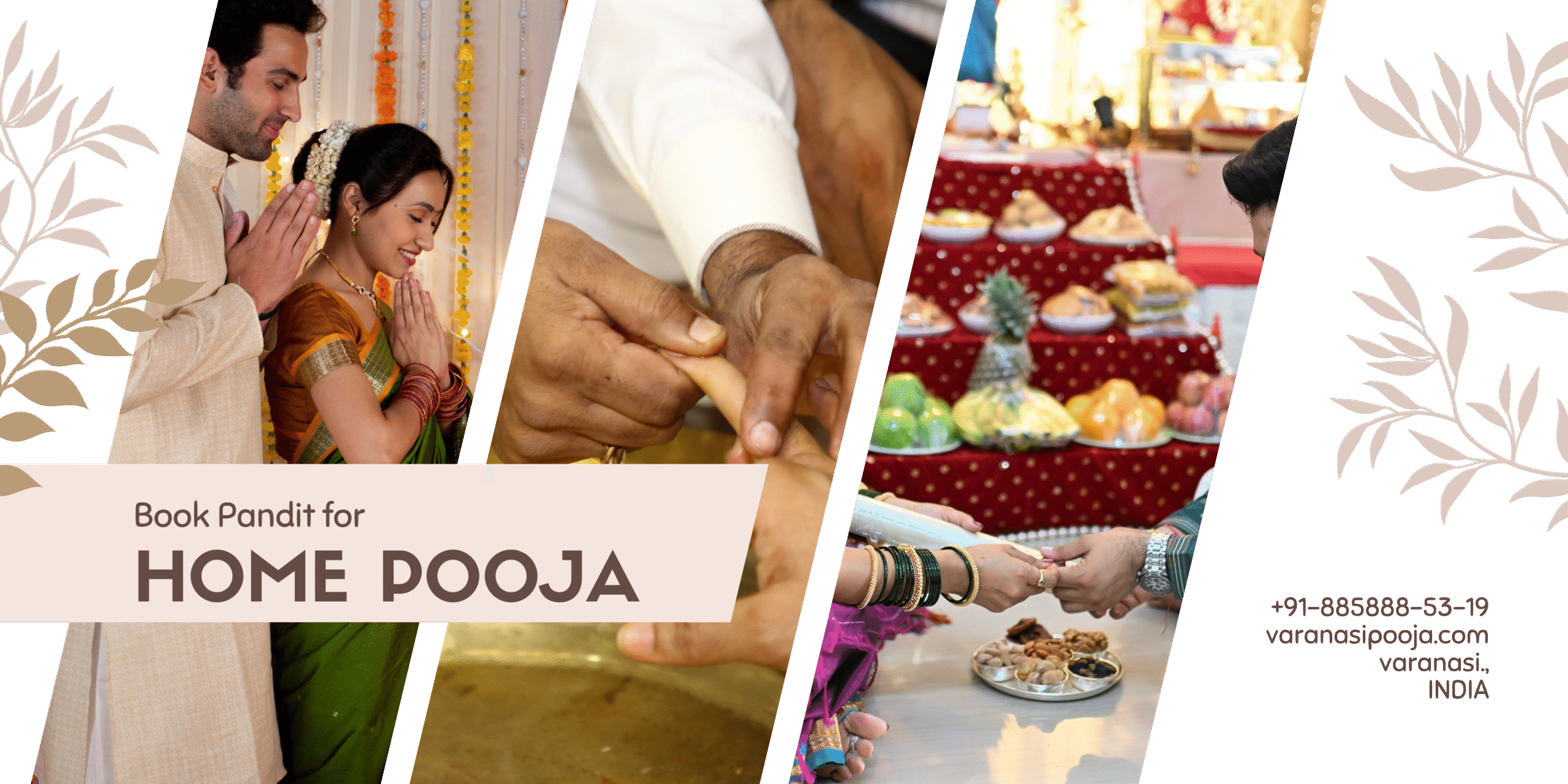 Book pandit for home puja in Varanasi - Experienced Vedic Purohits