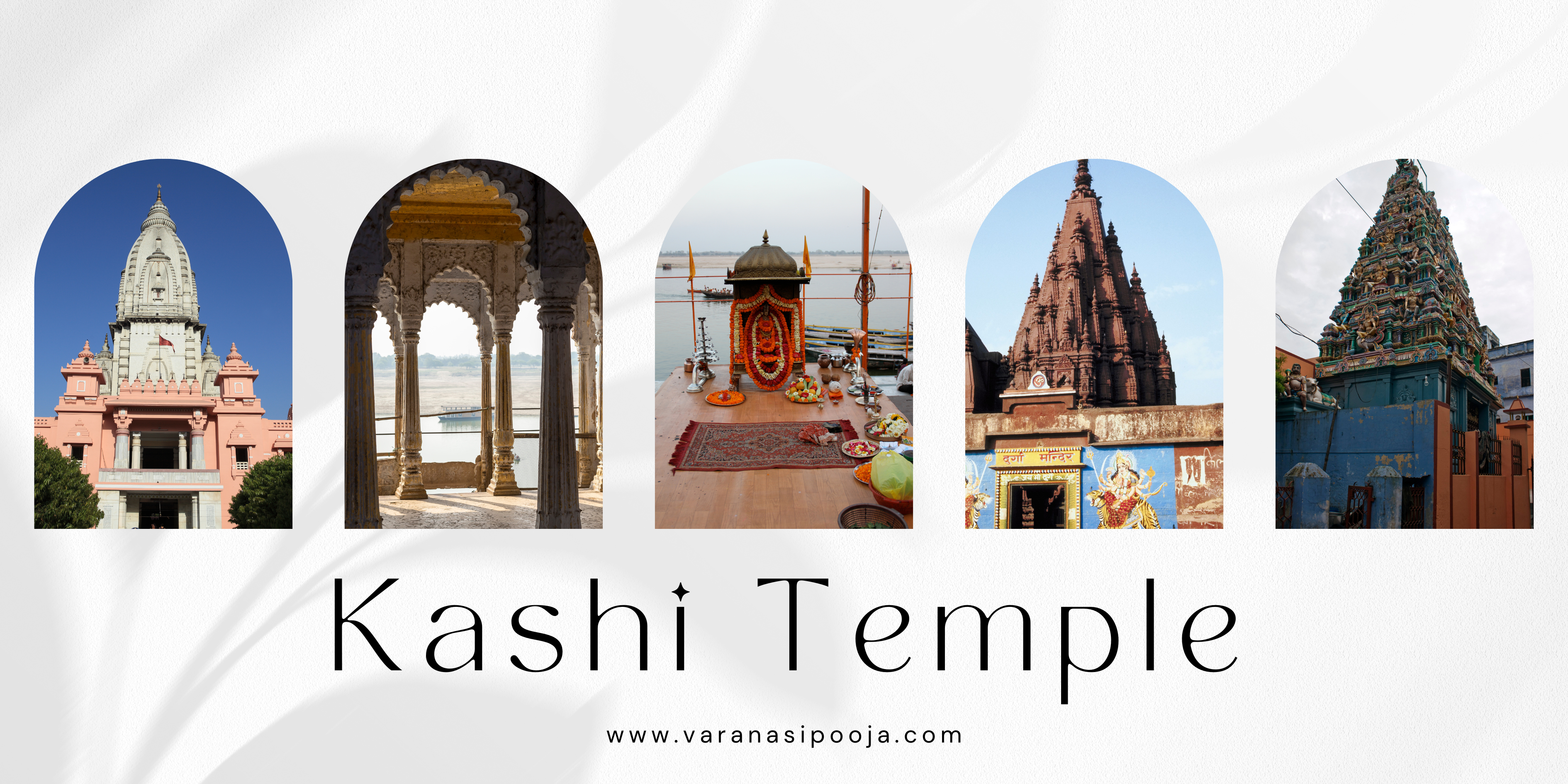 Kashi Darshan — sacred Varanasi temples collage