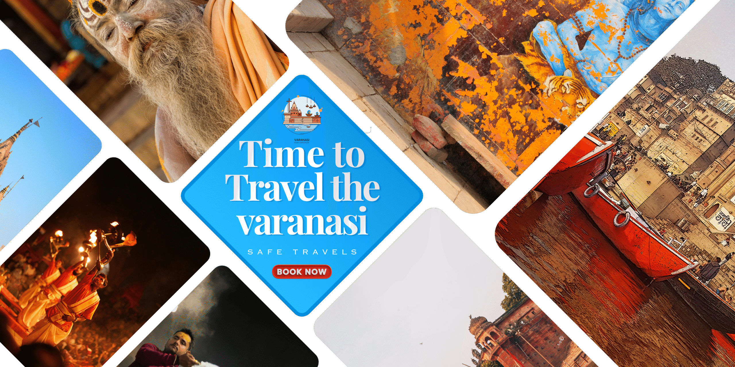Licensed guide leading a tour in Varanasi