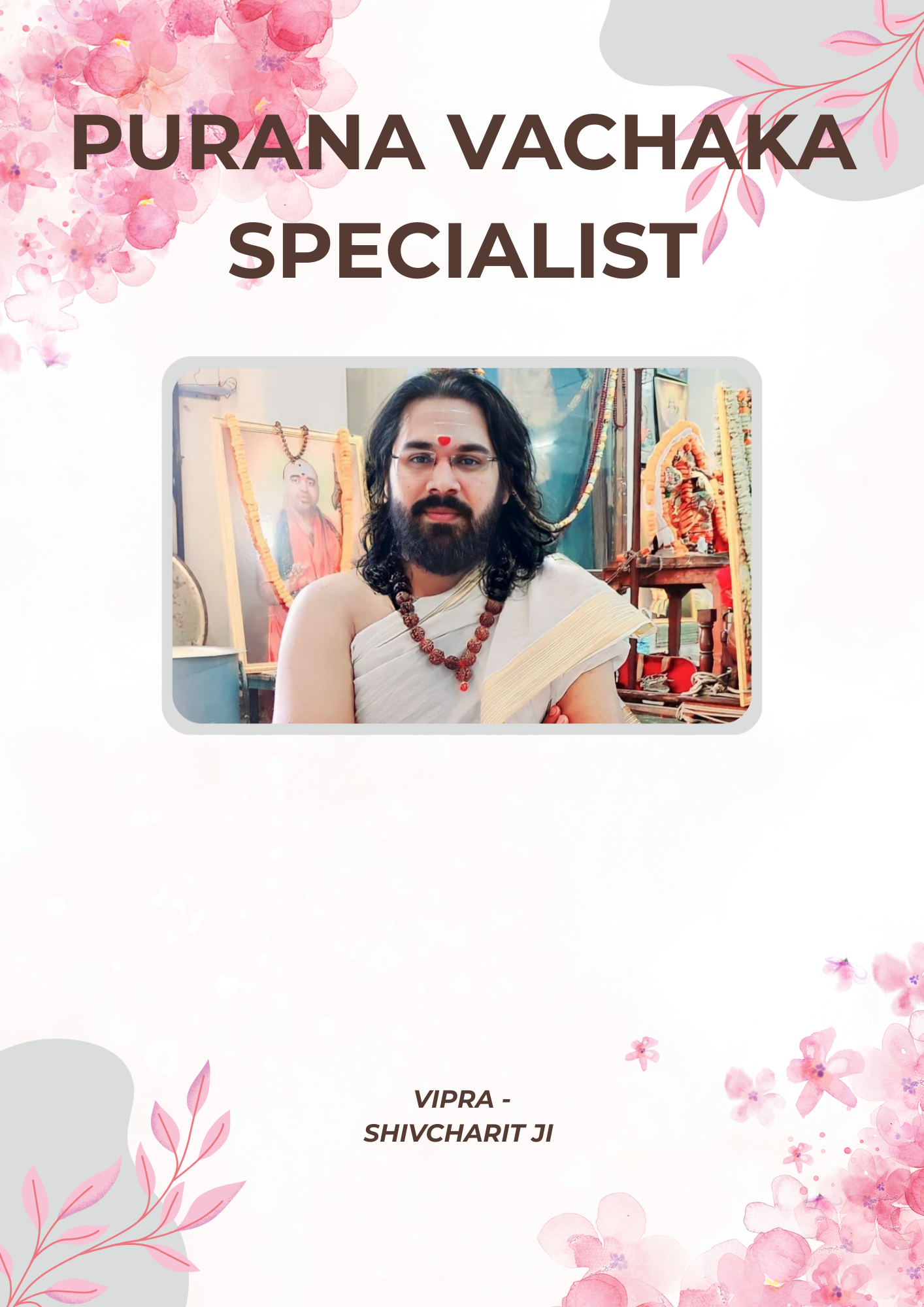 Sri Shivcharit Dwivedi Purana Expert